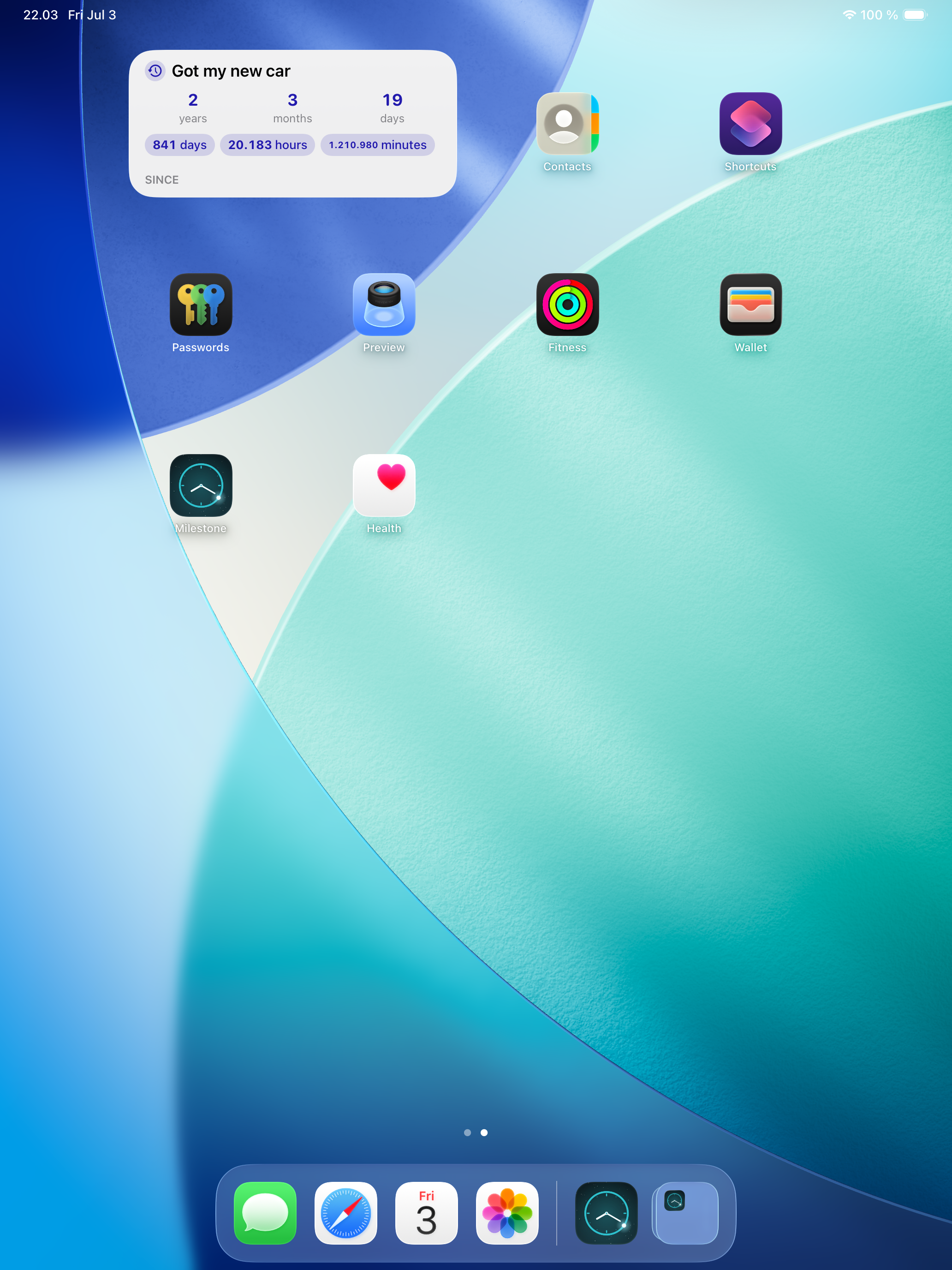 Home Screen widget