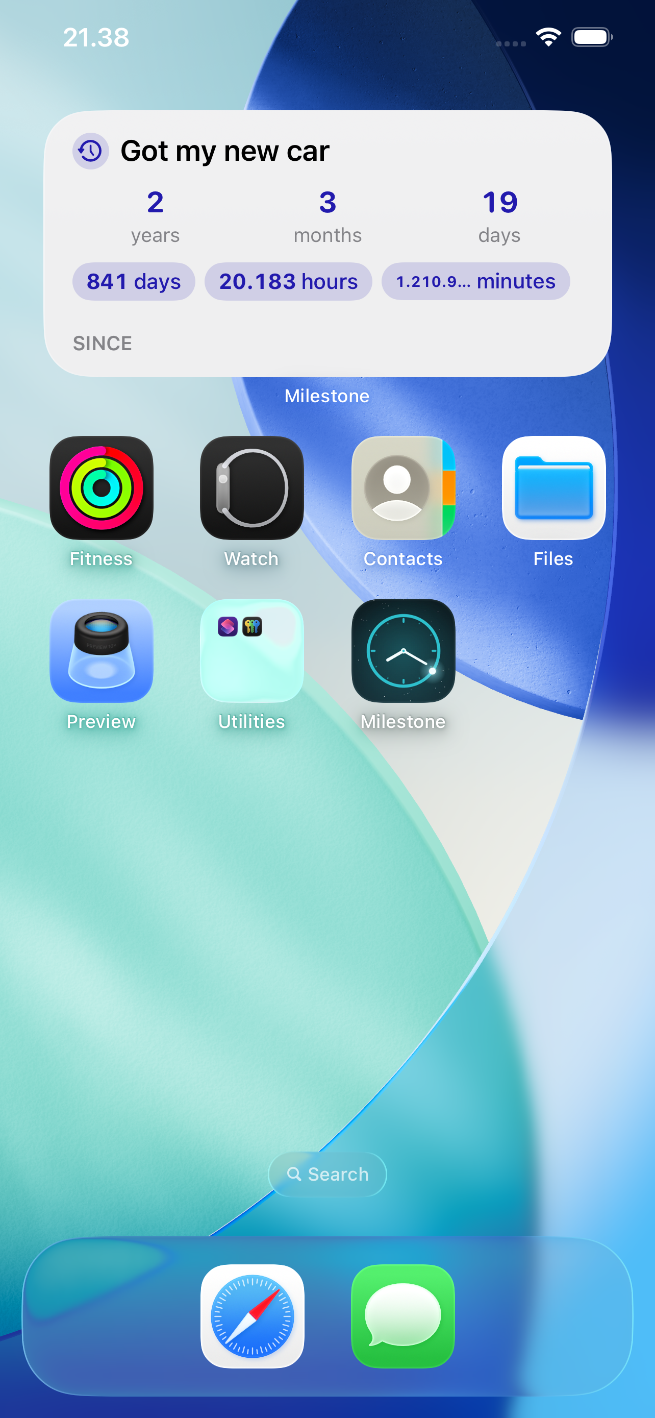Home Screen widget